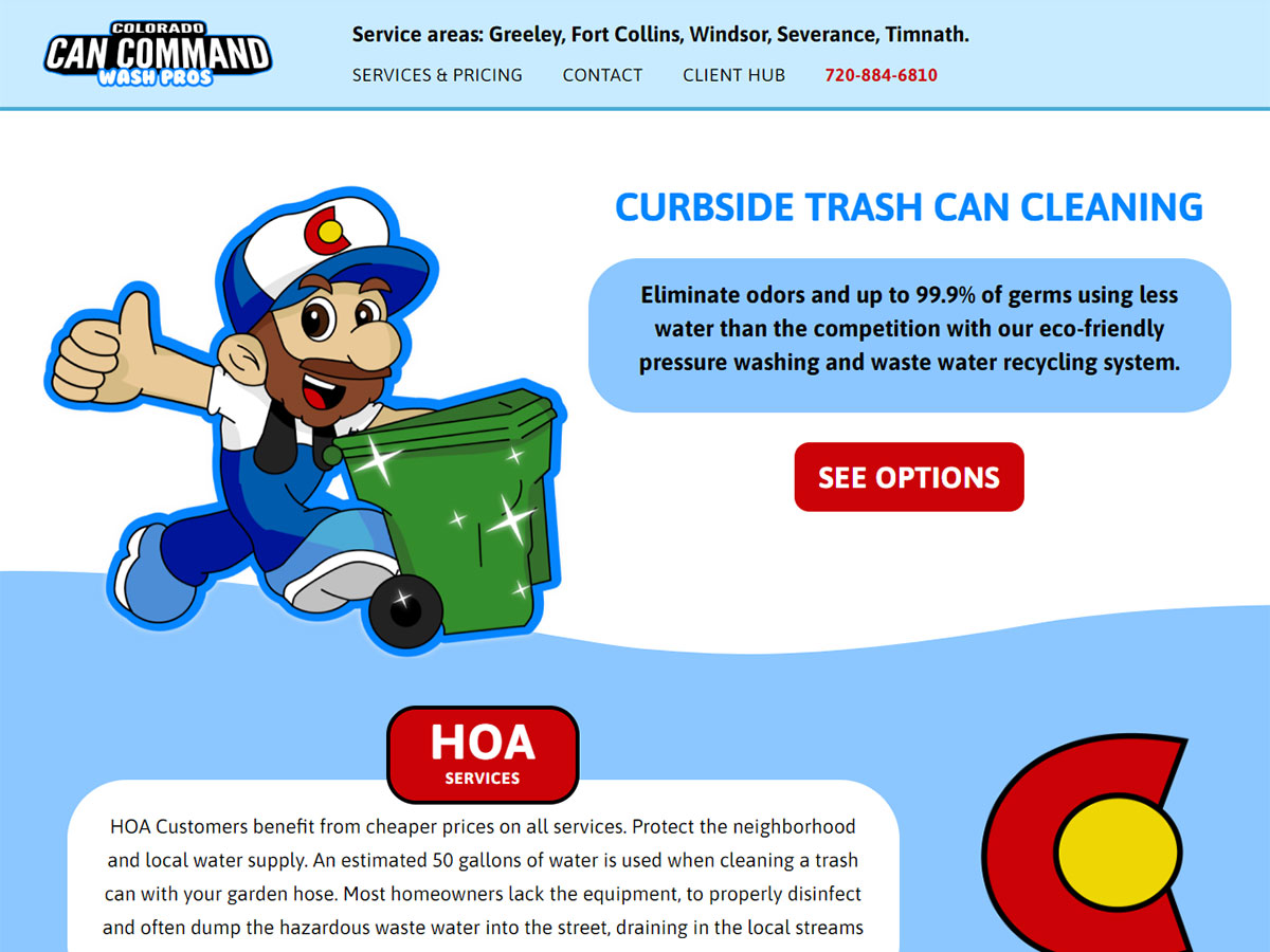 Windsor Sanitation Service Creates a Fun Brand WordPress Web Design