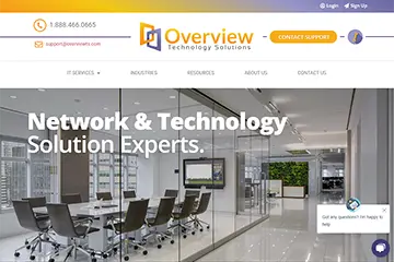 Network Technology website design