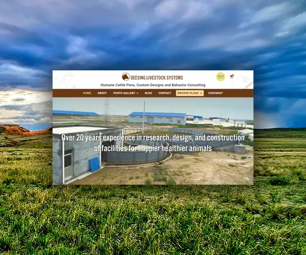 Web Design for Agriculture and Livestock Business