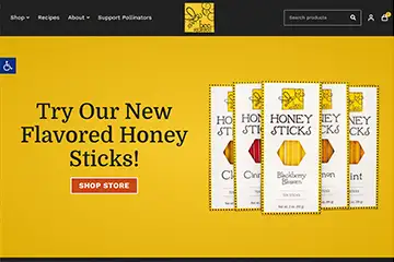 E-Commerce store for honey products