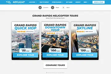 E-Commerce solution for tour company