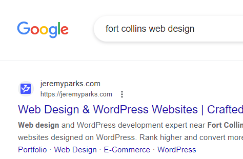 SEO for Fort Collins web design