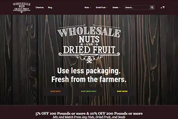 WooCommerce Wholesale Nuts and Dried Fruit Web Design