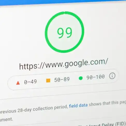 Google PageSpeed Fast Score of 99