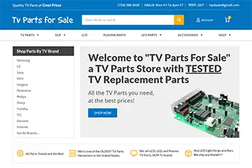 Electronics ecommerce store built in woocommerce