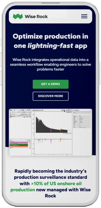 Responsive web design for a SaaS product