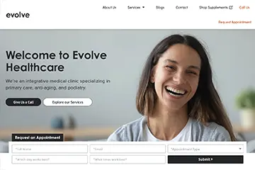Medical care practice website